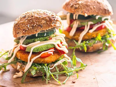 Een echte FitFood Kipburger
