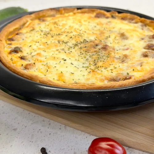 Quiche met hete kip