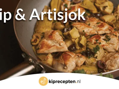 Kip met artisjok