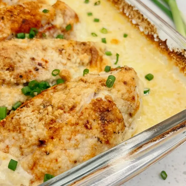 Kip alfredo uit de oven