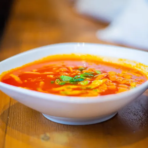 Chinese tomatensoep zoetzuur