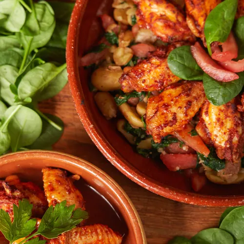 Kippenvleugeltjes in piri piri saus