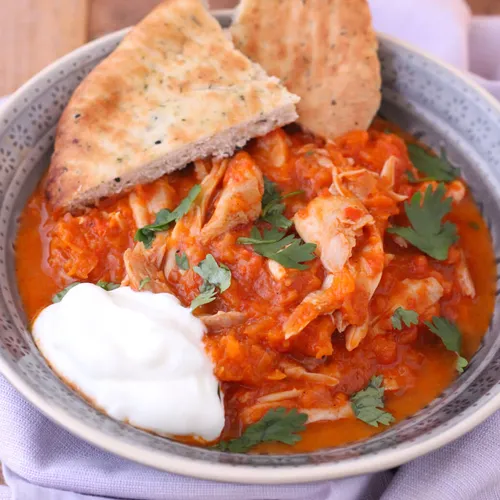 Curry met kip, pompoen en garam masal