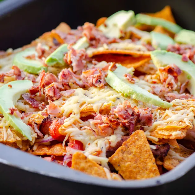 Smoky BBQ kipnachos