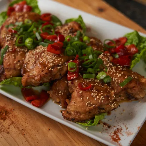 Sticky chicken