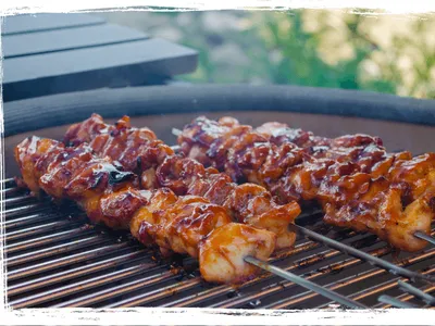 Kiprecepten - Barbecue kipkebab
