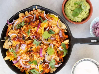 Kiprecepten - Pulled chicken nachos
