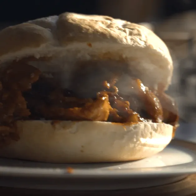 Jeroen kipt Pulled chicken