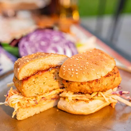 krokante kip smashburger
