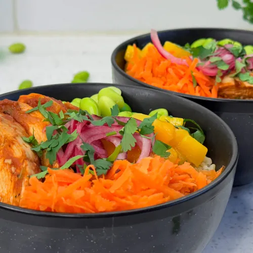 Pulled chicken bowl