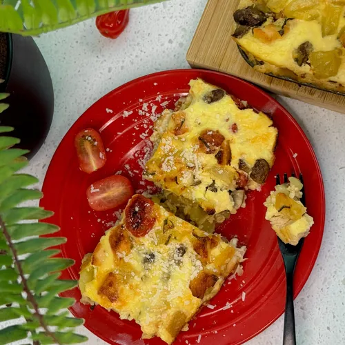 Eenvoudige ovenschotel met kip en een zachte roomsaus