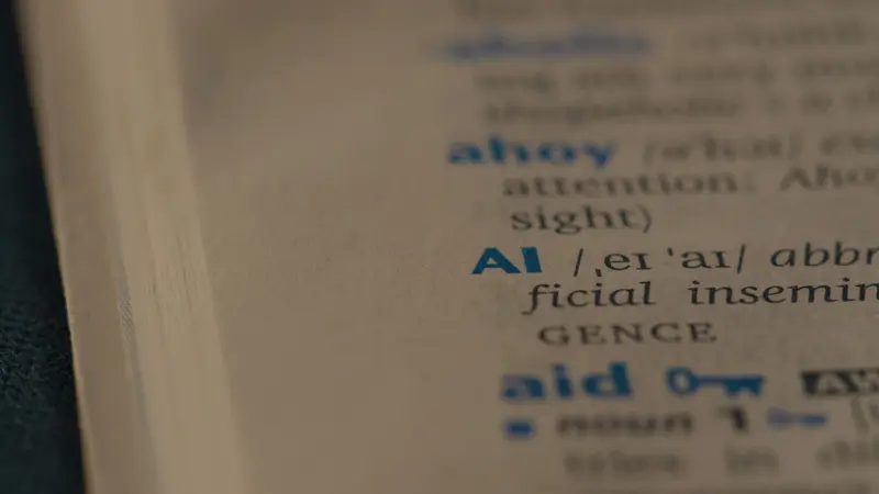 Dictionary definition of AI