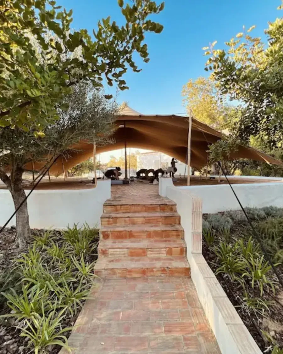 Outdoor lounge terrace at Solar Alvura