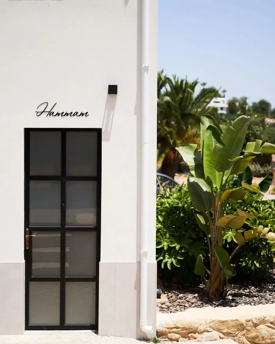 Entrance to the hammam spa at Solar Alvura