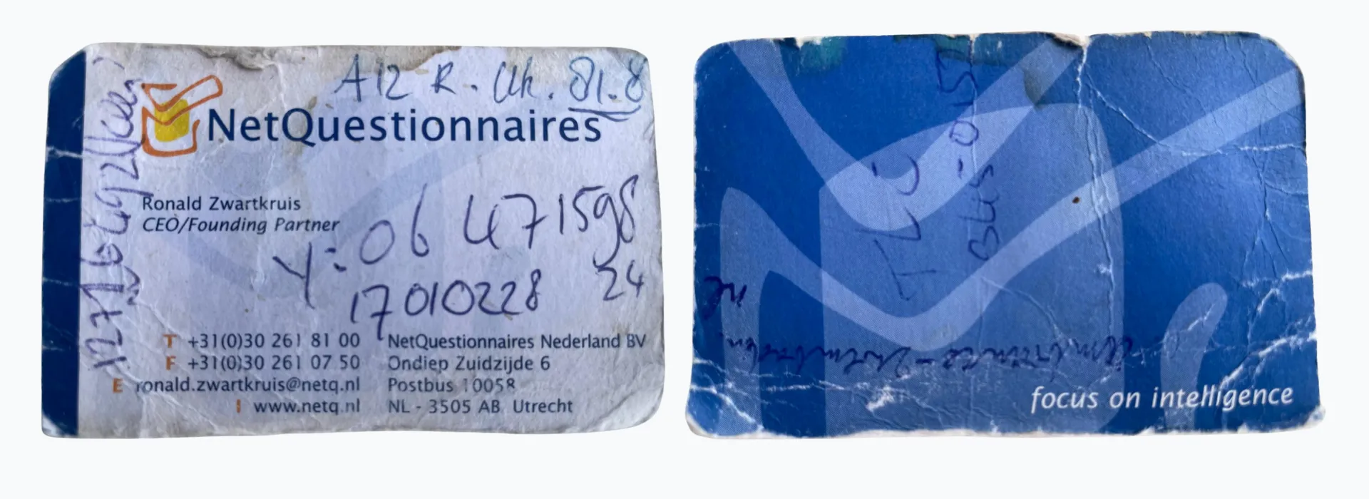 Old Business card NET Questionnaires