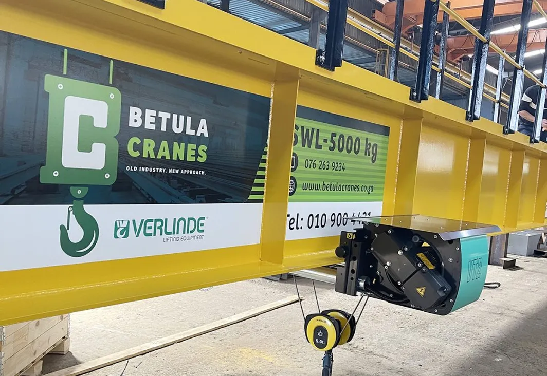 VERLINDE presents Betula Cranes, its new distributor in South Africa