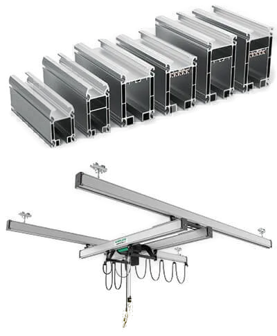 Eurosystem ALD - Profilé creux alu pour manutention aérienne