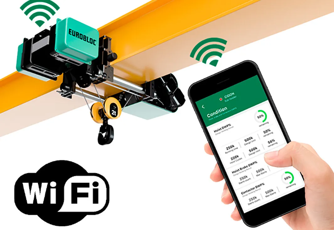 Verlinde introduce an update of the remote monitoring application for its EUROBLOC hoists,  ExpertCare