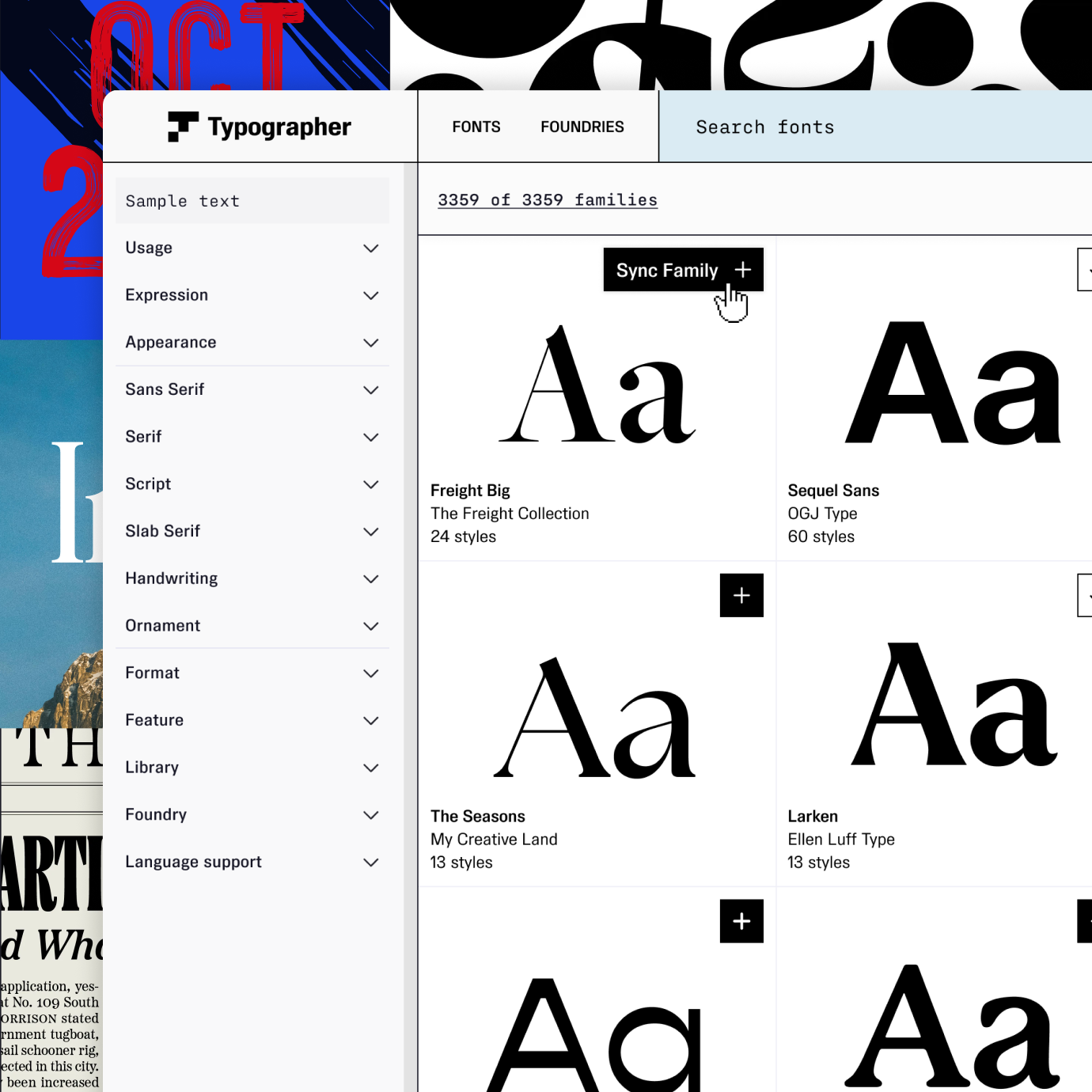Screenshot of Introducing Typographer