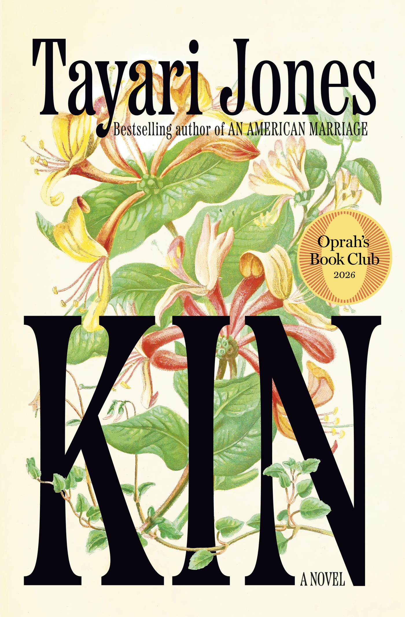 Kin book cover designed by John Gall using the Etna font from Mark Simonson Studio.
