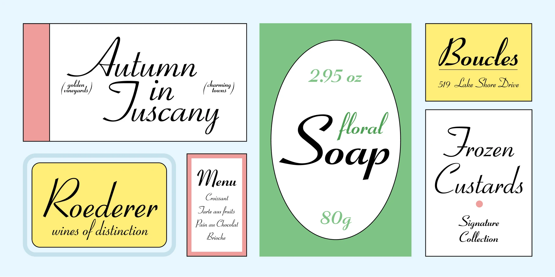 Ludlow Type Foundry Specimen
