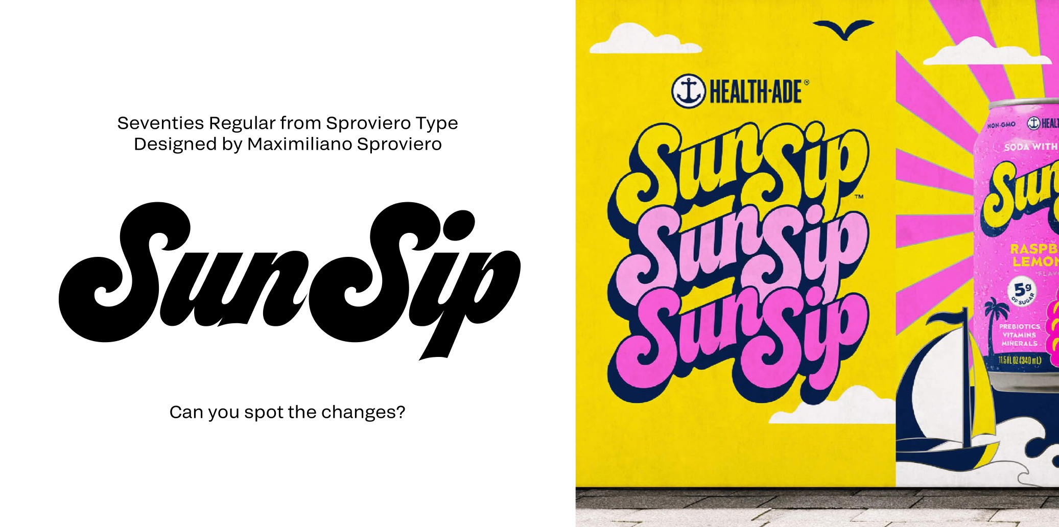 SunSip branding by Flock Creative for Healthade