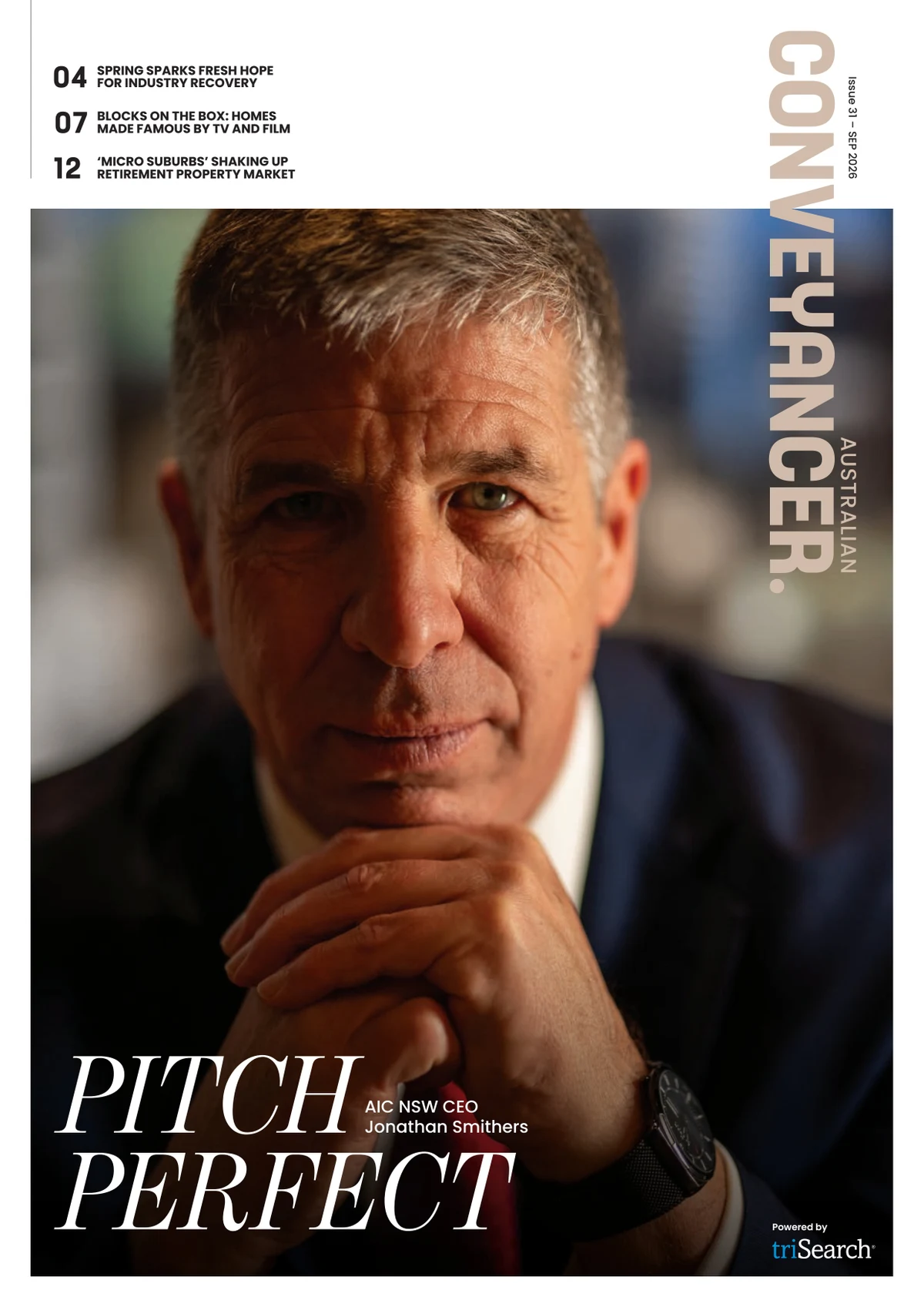 Pitch Perfect: AIC NSW CEO Jonathan Smithers cover