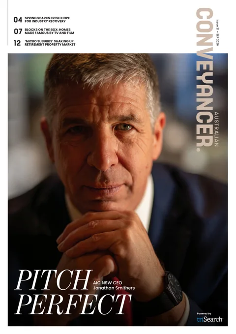 Cover: Pitch Perfect: AIC NSW CEO Jonathan Smithers