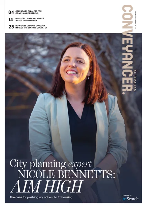 Cover: City Planning expert Nicole Bennetts: aim high