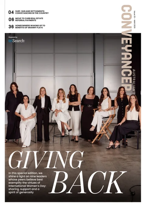 Cover: Why the industry has honoured the women who 'give back'