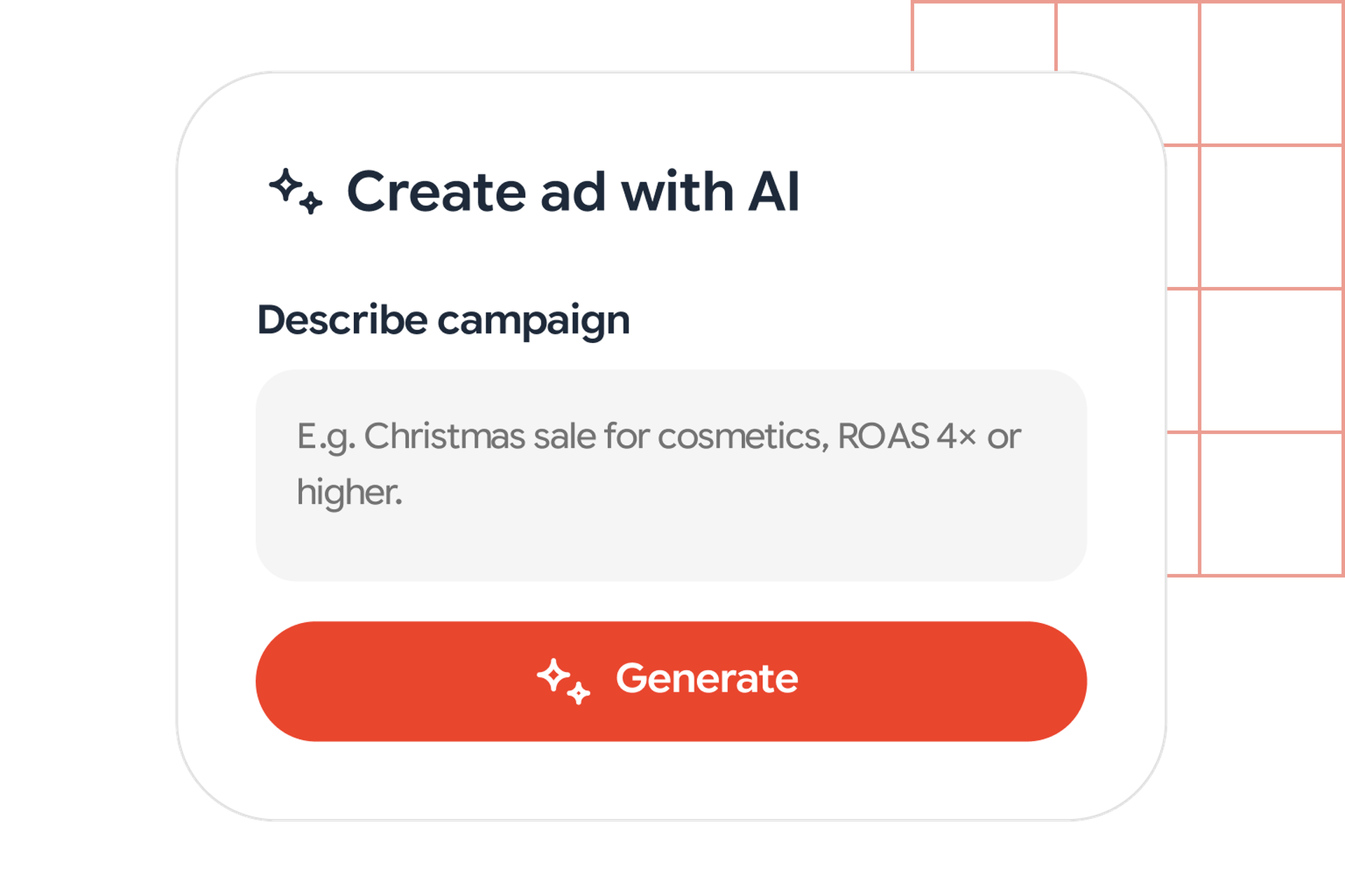 AI Camapign creation