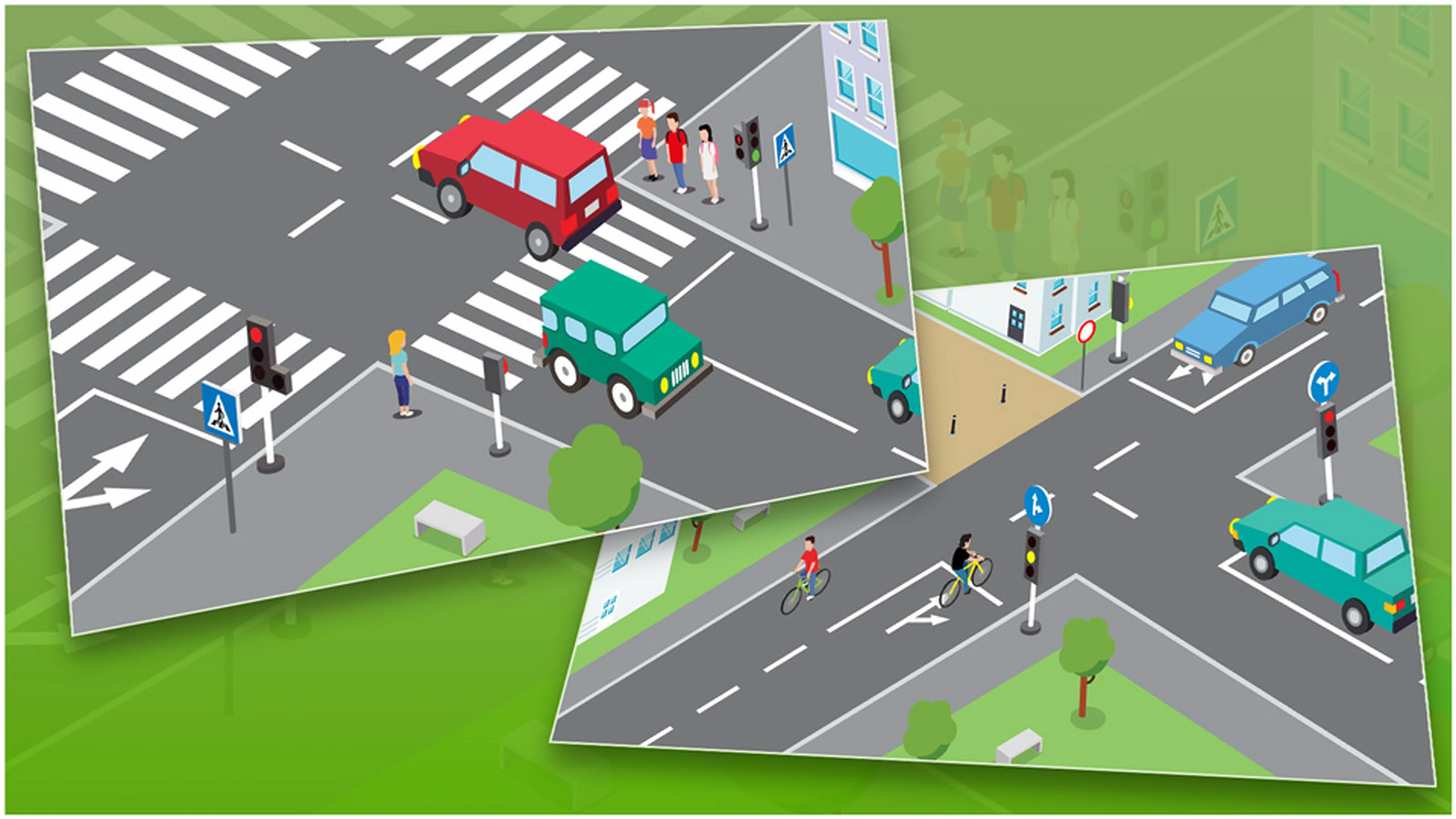 Klett Traffic Simulation — Interactive Educational Content