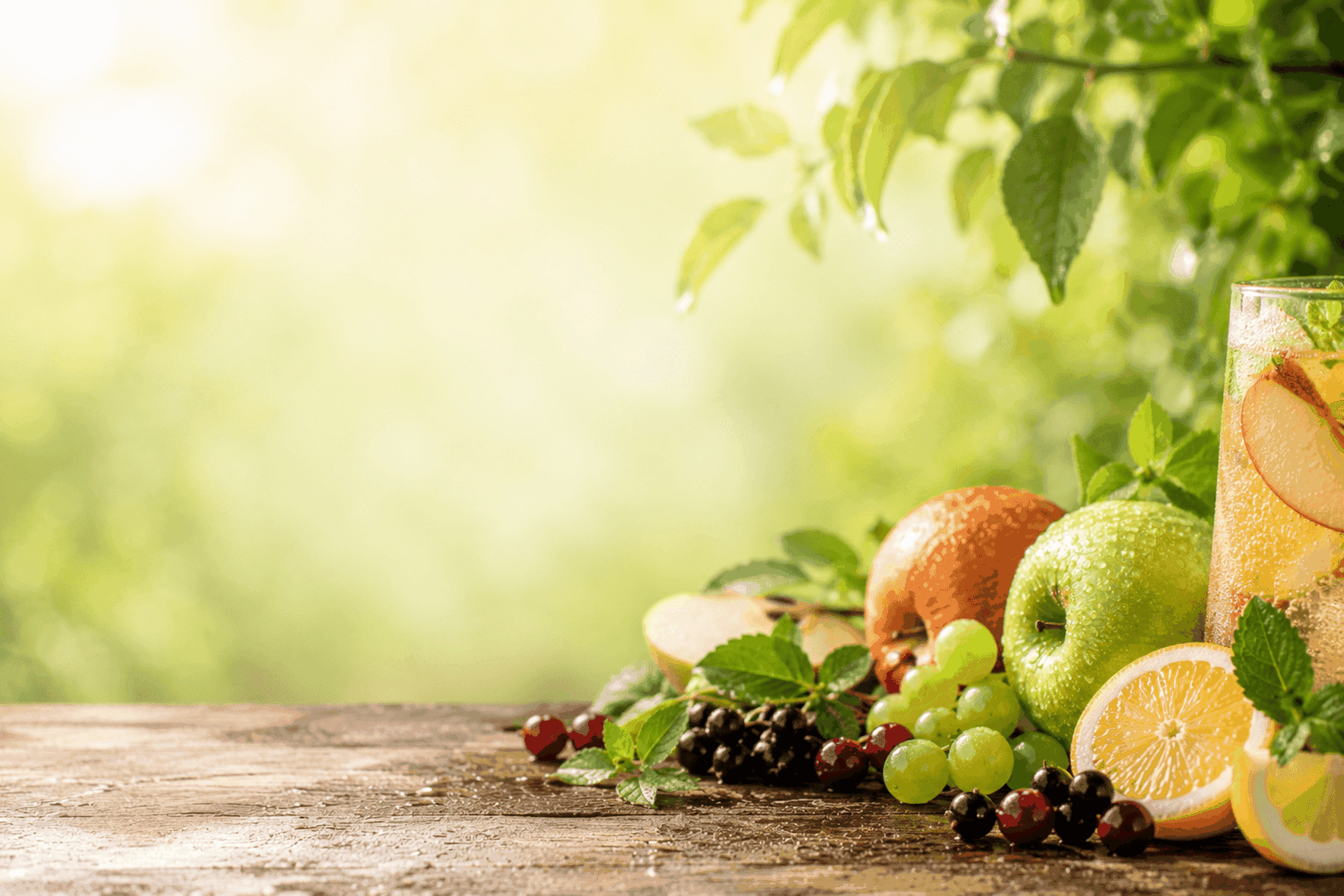Apfel-misch-Schorlen