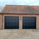 Traditional Georgian Up & Over Garage Doors - View 2