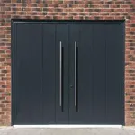 Insulated Side Hinged Garage Doors - View 2