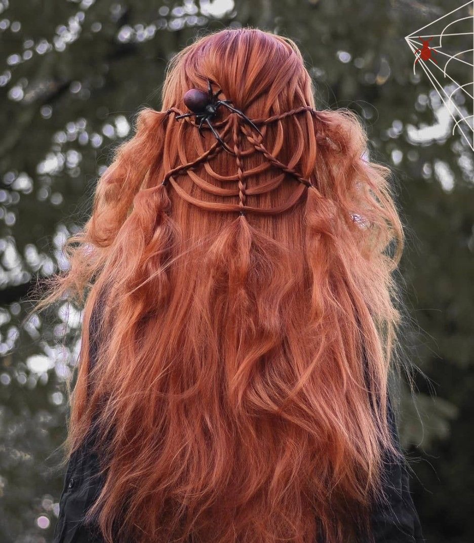 The Raven Updo, Halloween hair styling