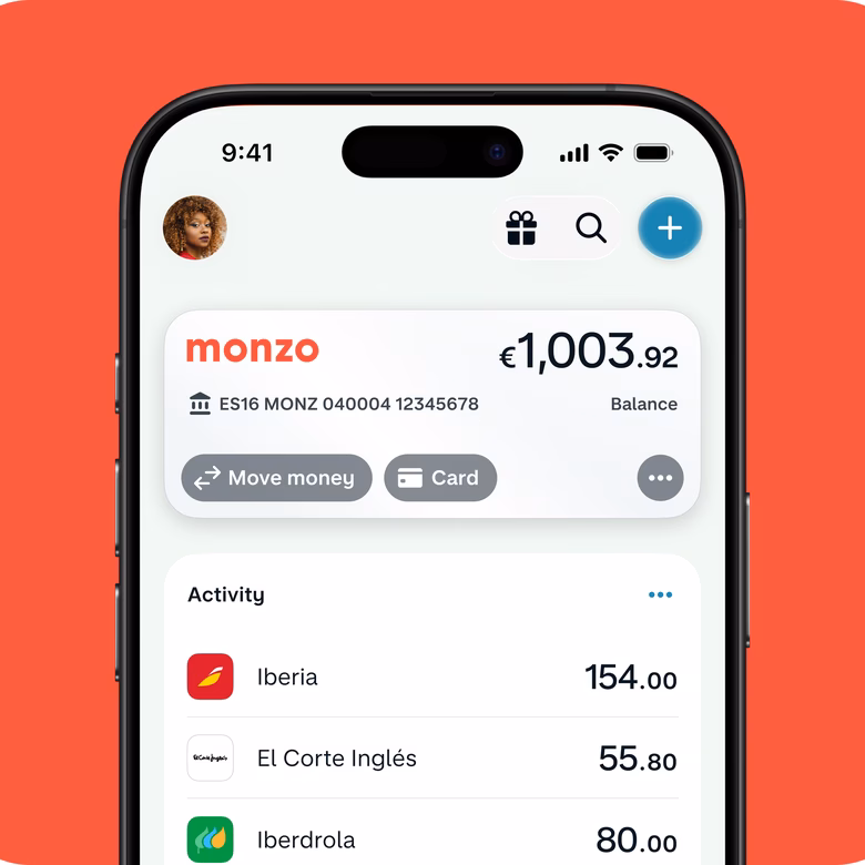 Phone showing a joint account balance and recent transactions.