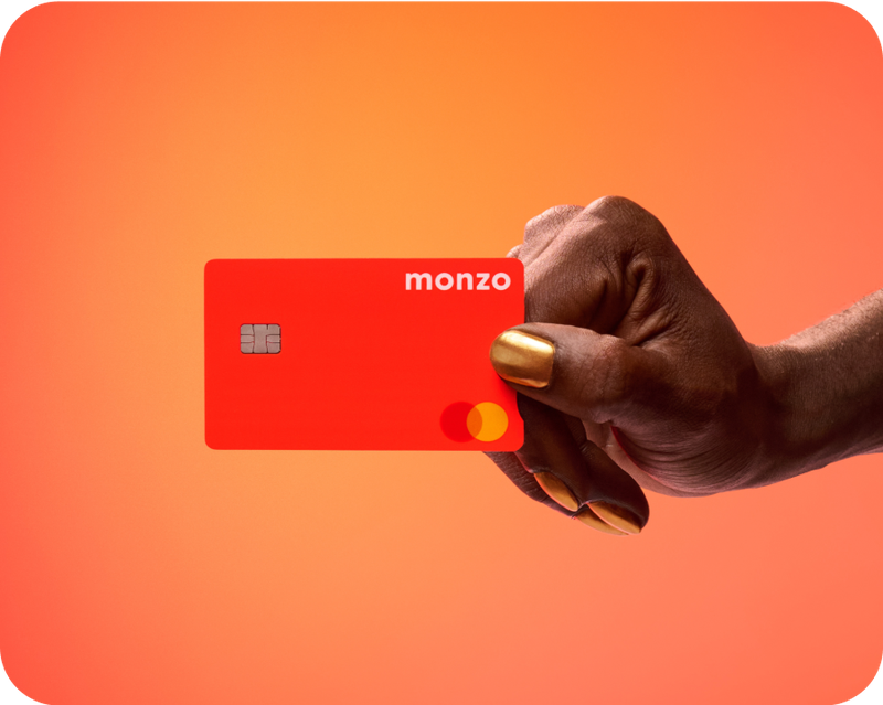 Hot coral card