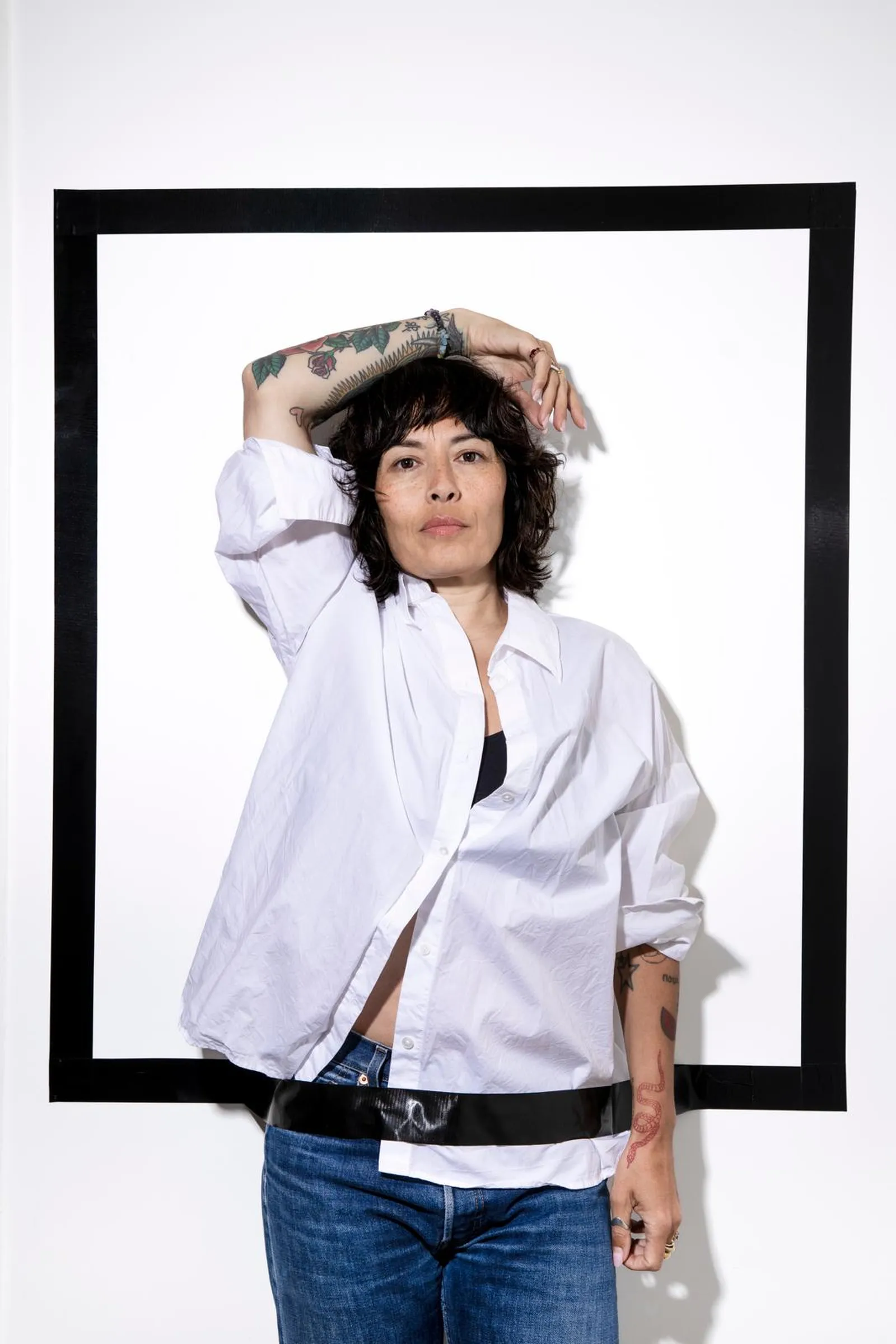 Tattoo frame portret