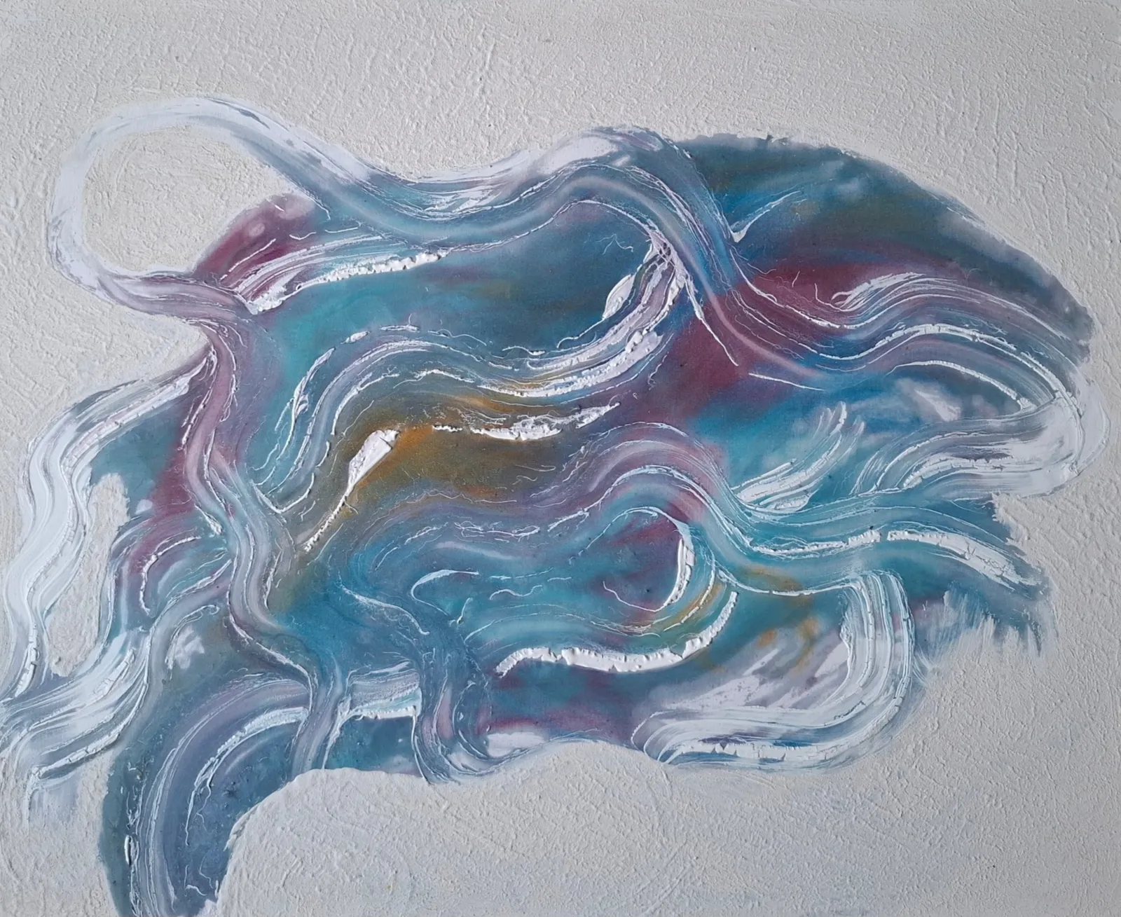 Neue abstrakte Werke von Anne Leinen zur Vernissage