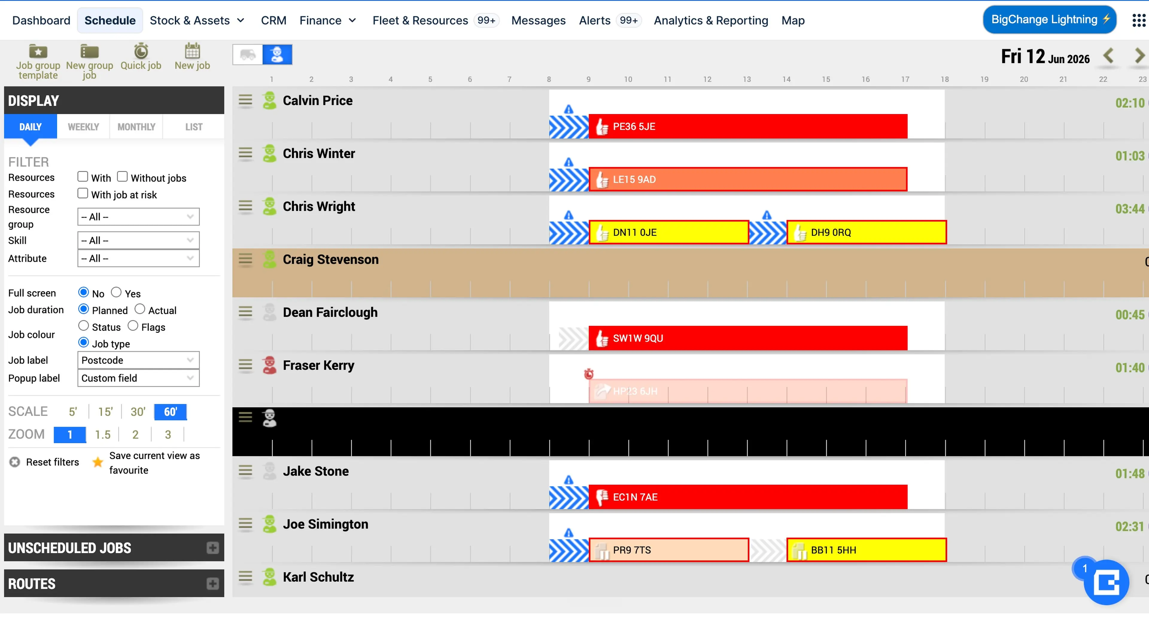 Live Data Ingestion from BigChange