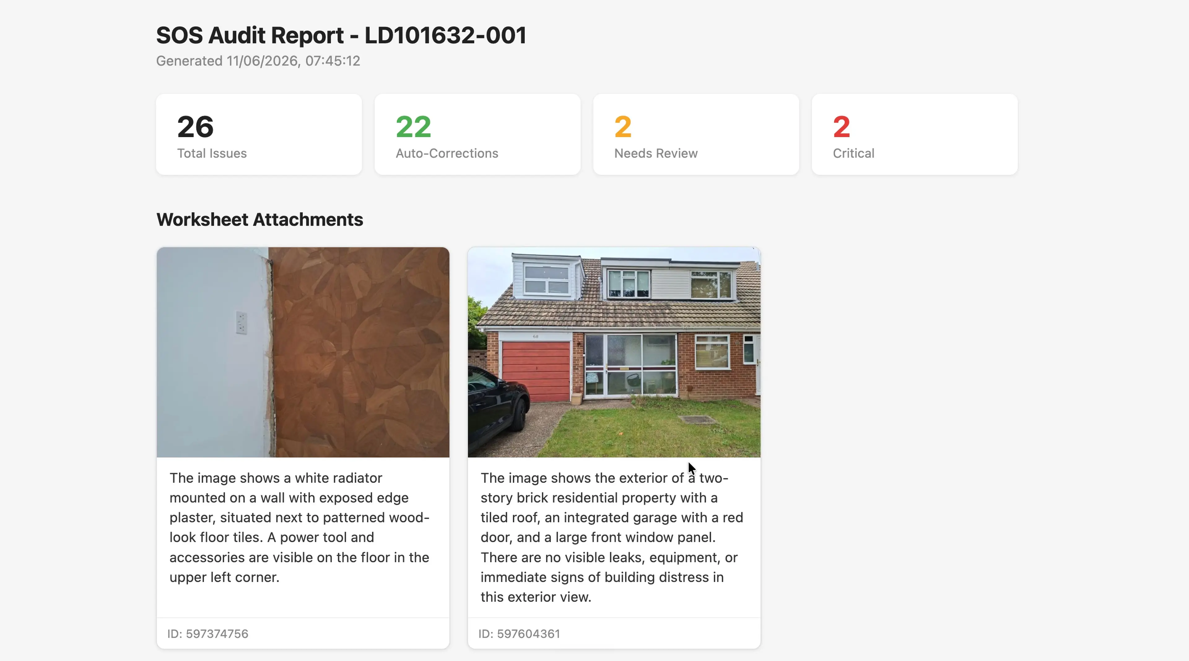 AI-Powered Report Auditing