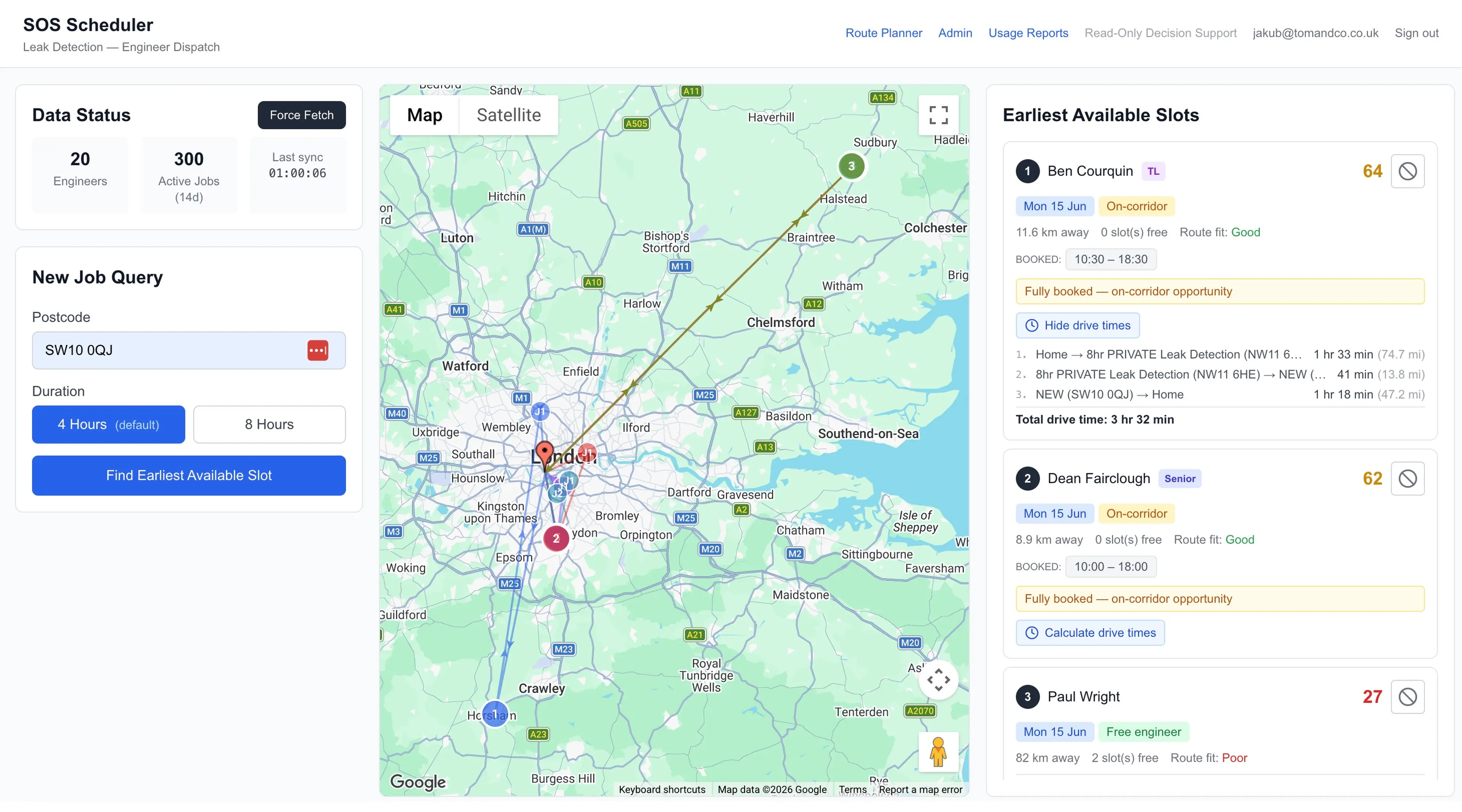 Proximity & Corridor Recommendation Engine