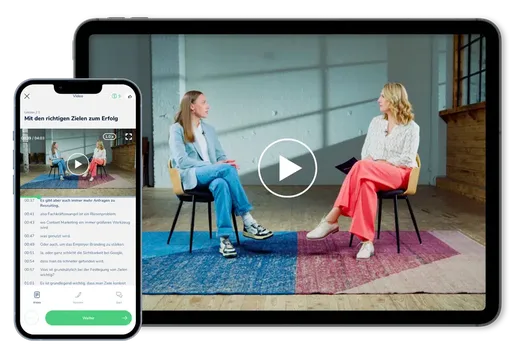 thekey.academy App auf Tablet und Smartphone