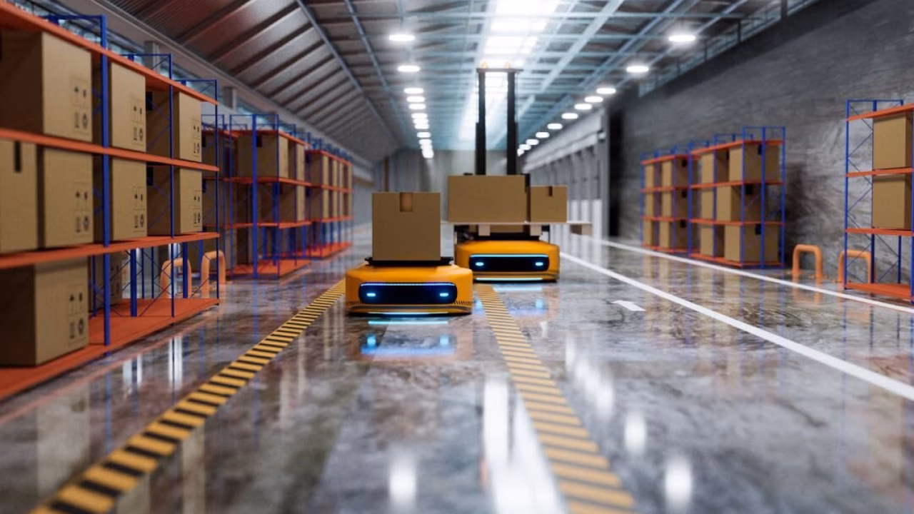 Automatischer Warentransport