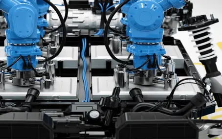 Detailaufnahme Hightech Prozesstechnik