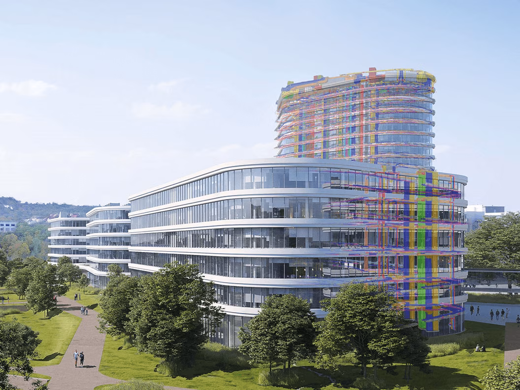 Bim Modell des Allianz Campus