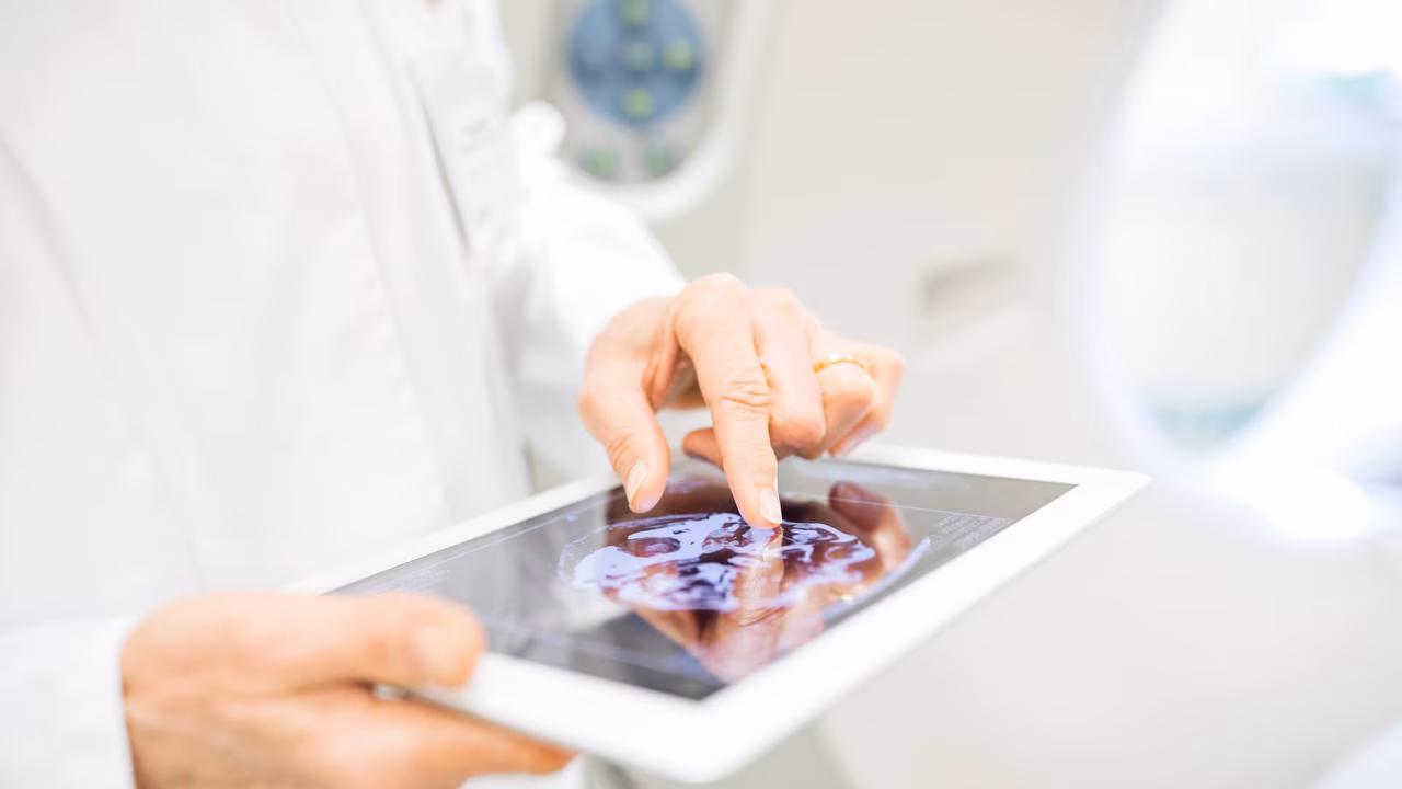 Digitales Gesundheitswesen Tablet