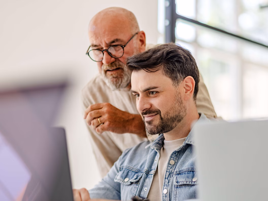 Collaboration in a bright office with professionals working on technology projects