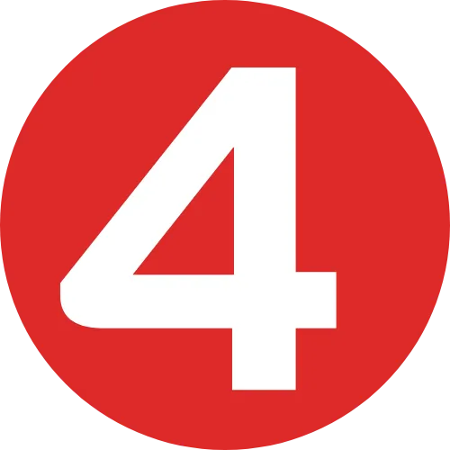 4 in red circle